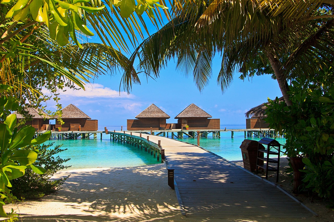 beautiful tropical island