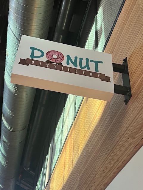 Picture of the Donut Distillery sign